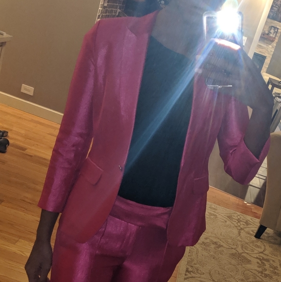 Calvin Klein Metallic pant suit - Picture 5 of 6